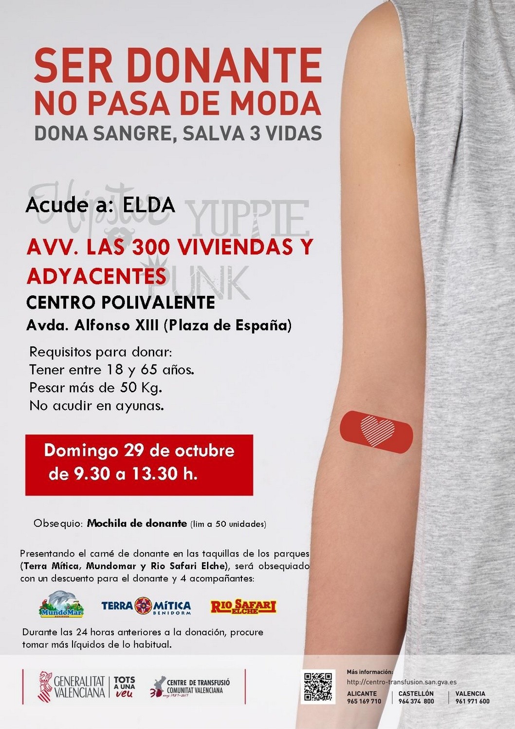 Nueva donaci&oacute;n de sangre en Las 300 el domingo