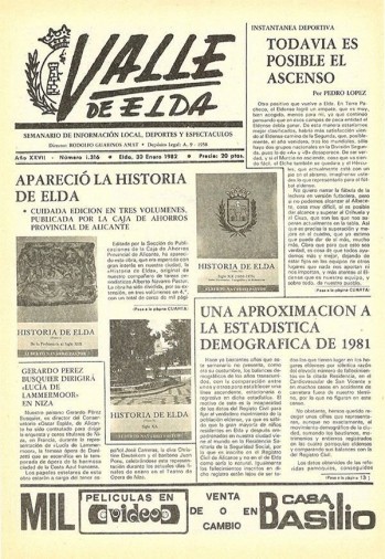 N&uacute;mero 1.316 - 30 de enero de 1982
