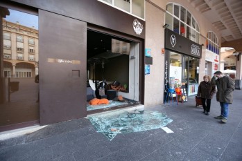 Un nuevo robo en la Plaza Mayor, esta vez con alunizaje