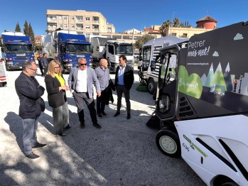 Nueva maquinaria sostenible para reforzar el servicio de limpieza en Petrer