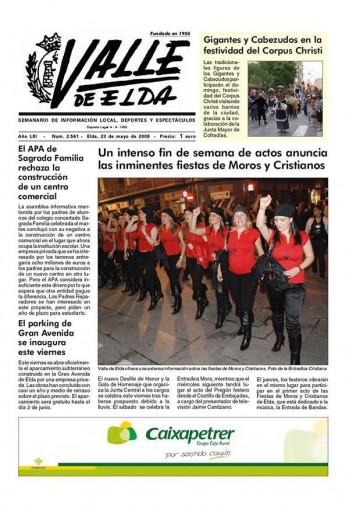N&uacute;mero 2.561 - 23 de mayo de 2008