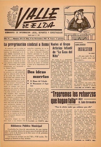 N&uacute;mero 0272 - 11 de noviembre de 1961