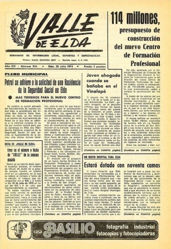 N&uacute;mero 0934 - 20 de julio de 1974