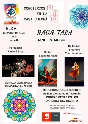 La danza y m&uacute;sica de India llega esta noche a la Casa Color&aacute;