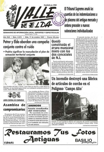 N&uacute;mero 2.073 - 17 de octubre de 1997