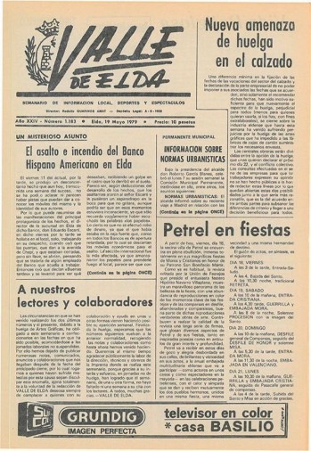 N&uacute;mero 1.183 - 19 de mayo de 1979