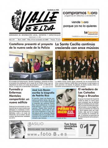 N&uacute;mero 2.623 - 27 de noviembre de 2009