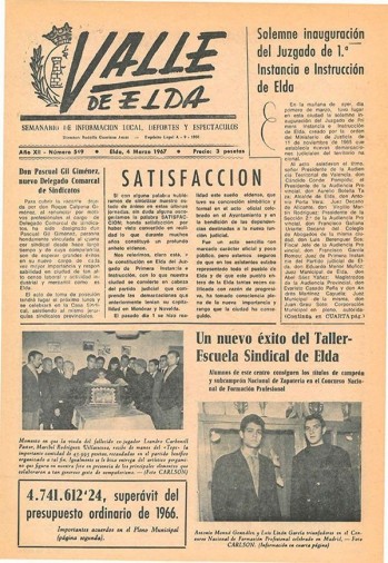 N&uacute;mero 0549 - 4 de marzo de 1967