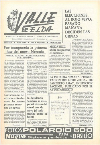 N&uacute;mero 1.379 - 6 de mayo de 1983