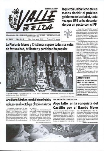 N&uacute;mero 2.343 - 6 de junio de 2003