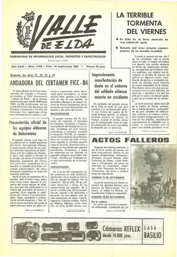 N&uacute;mero 1.443 - 14 de septiembre de 1984