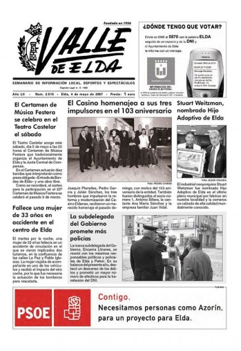 N&uacute;mero 2.515 - 04 de mayo de 2007