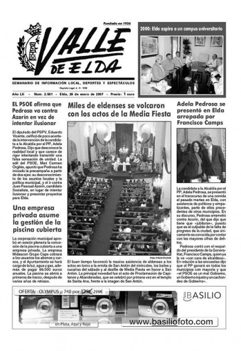 N&uacute;mero 2.501 - 26 de enero de 2007