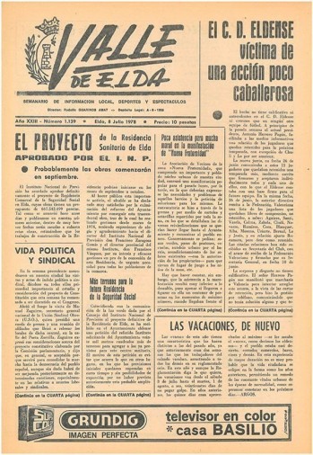 N&uacute;mero 1.139 - 8 de julio de 1978