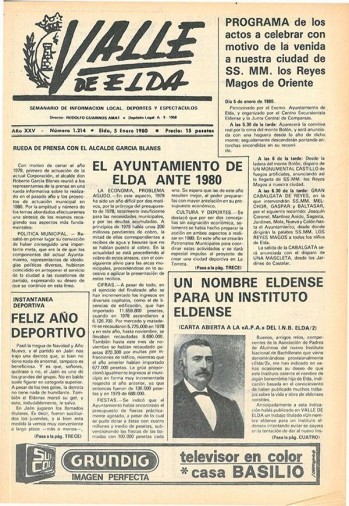 N&uacute;mero 1.214 - 5 de enero de 1980