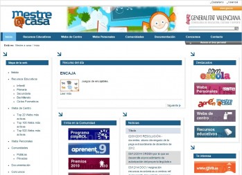 Recursos educativos (1): "Mestre a casa"