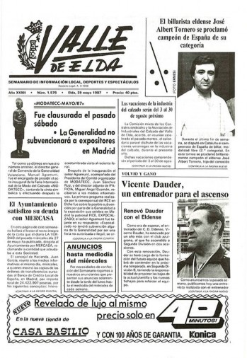 N&uacute;mero 1.576 - 29 de mayo de 1987