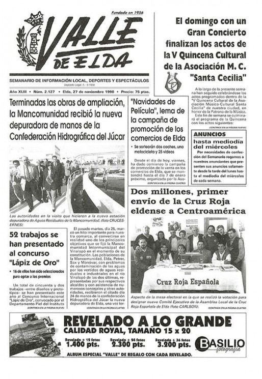 Número 2.127<span>27 de noviembre de 1998</span>