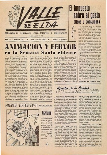 N&uacute;mero 0136 - 4 de abril de 1959