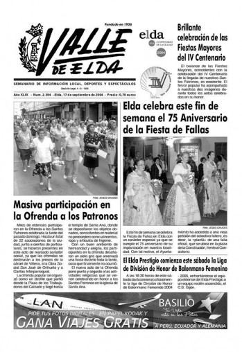 N&uacute;mero 2.394 - 17 de septiembre de 2004