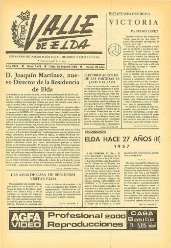 N&uacute;mero 1.418 - 24 de febrero de 1984