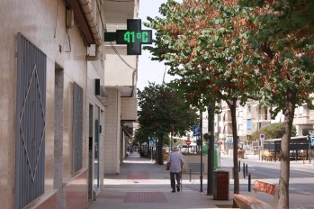 Elda bate el r&eacute;cord de temperatura al alcanzar los 43.8 grados