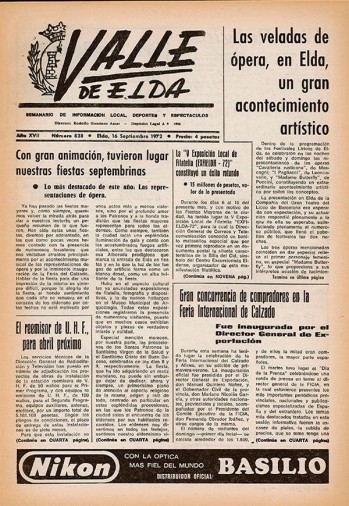 N&uacute;mero 0838 - 16 de septiembre de 1972