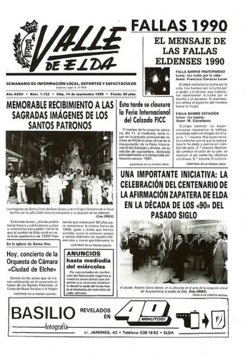N&uacute;mero 1.732 - 14 de septiembre de 1990
