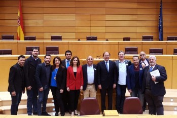 La Asociaci&oacute;n de Jubilados y Pensionistas AJYPE presenta sus reivindicaciones en el Senado