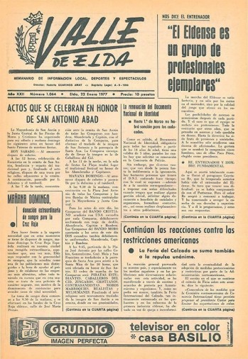 N&uacute;mero 1.064 - 22 de enero de 1977