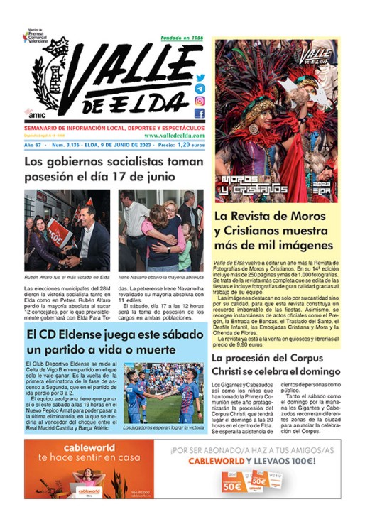 N&uacute;mero 3.136<span>9 de junio de 2023</span>