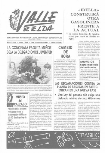 N&uacute;mero 1.856 - 26 de marzo de 1993