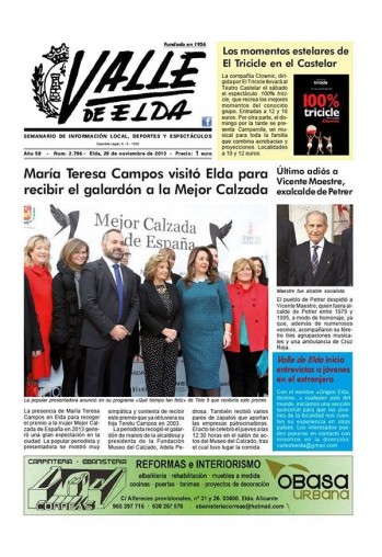 N&uacute;mero 2.796 - 29 de noviembre de 2013