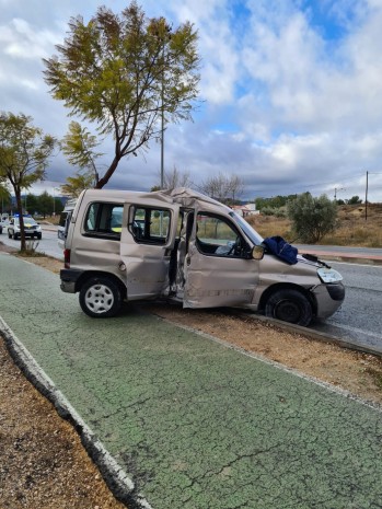 Accidente en la avenida Centro Excursionista