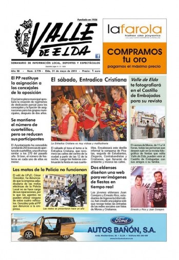 N&uacute;mero 2.779 - 31 de mayo de 2013