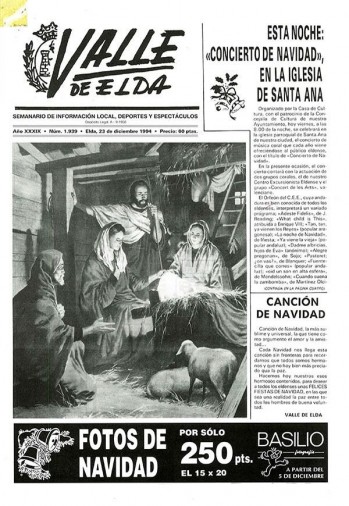 N&uacute;mero 1.939 - 23 de diciembre de 1994