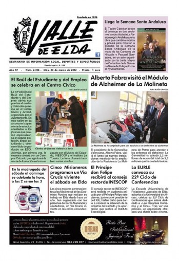 N&uacute;mero 2.726 - 23 de marzo de 2012