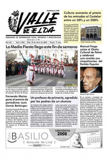N&uacute;mero 2.544 - 18 de enero de 2008