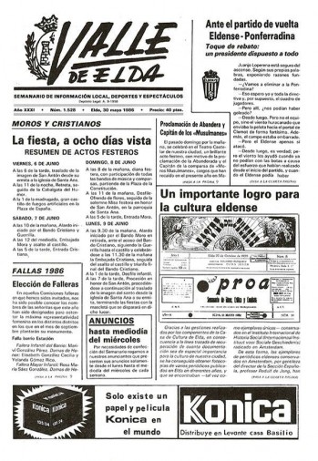 N&uacute;mero 1.528 - 30 de mayo de 1986