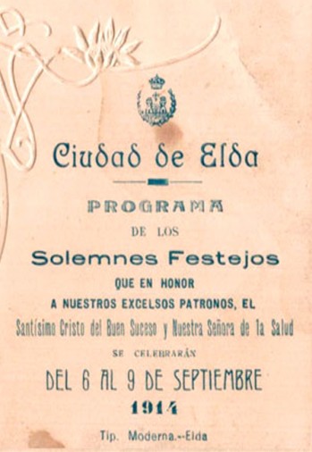 Programa Fiestas Mayores 1914