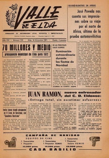 N&uacute;mero 0799 - 18 de diciembre de 1971