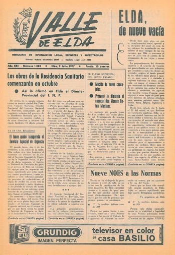 N&uacute;mero 1.088 - 9 de julio de 1977