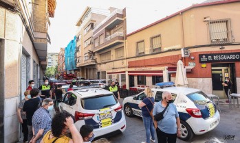 Incendio en una vivienda de Elda