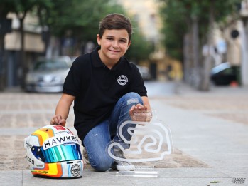 Sandro P&eacute;rez, piloto eldense de Karting con ocho a&ntilde;os: "Me gusta ser uno de los mejores del Campeonato de Espa&ntilde;a"