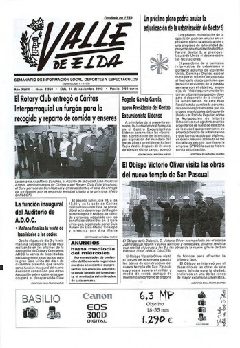 N&uacute;mero 2.359 - 14 de noviembre de 2003