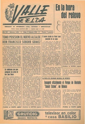N&uacute;mero 1.015 - 7 de febrero de 1976