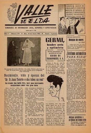 N&uacute;mero 0179 - 30 de enero de 1960