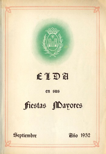 Programa Fiestas Mayores 1952