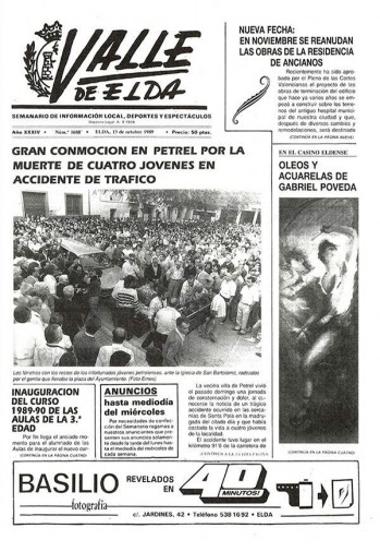 N&uacute;mero 1.688 - 13 de octubre de 1989
