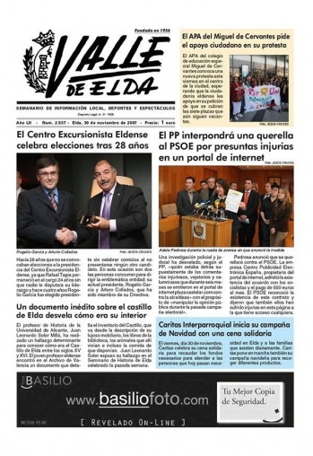 N&uacute;mero 2.537 - 30 de noviembre de 2007